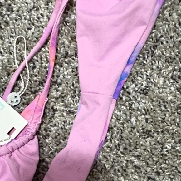 Frankie's Bikinis Pink and Purple Bikini Set - Picture 2 of 5